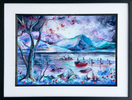 The Lake District  - 'A Splendid spot' - Framed Art