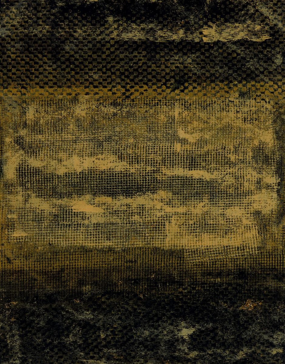 Abstract Acrylic Painting By Petr Strnad, 11 X 14", Corridor Iii., Original Artwork