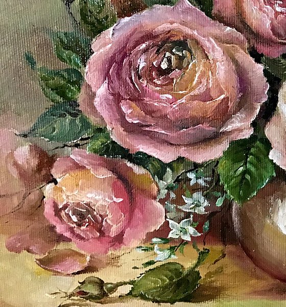 ''VINTAGE ROSES". Classic roses.