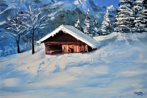 Heritage Series: Alpine Glow — Winter Peak