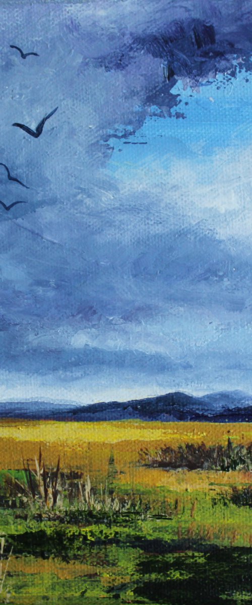 Storm Clouds over the Moor by Valerie Jobes