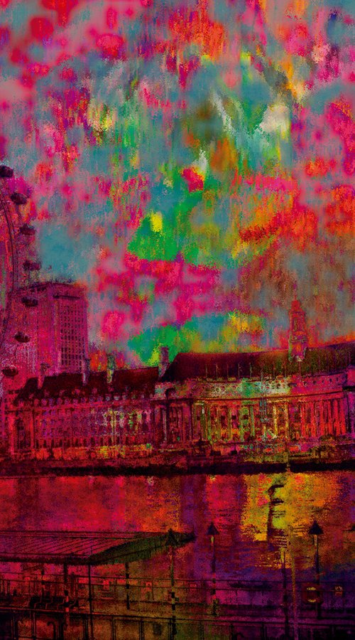 Psicodelia London Eye by Javier Diaz