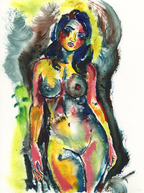 Colorful Nudes series no. 63 by Daniel Petrov
