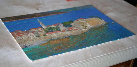 Evening Budva. Montenegro