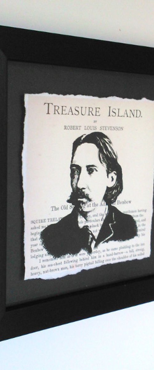 R. L. Stevenson - Treasure Island (Framed) by Peter Walters