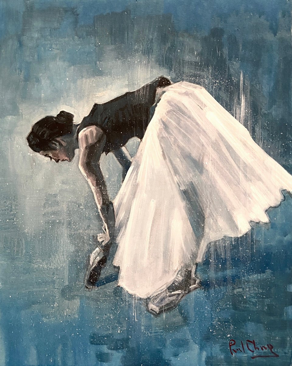  The Dancer Picking Up Dreams By Paul Cheng, 24 X 30, Artwork For Sale On Artfinder
