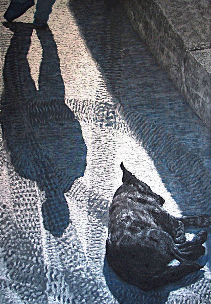 Oil Painting , Sleeping In The Snow. By Antonio Mele, 46 X 65, Artwork For Sale On Artfinder