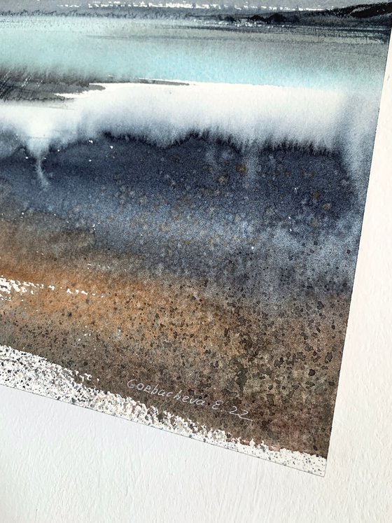 Sea and Silence (Diptych)