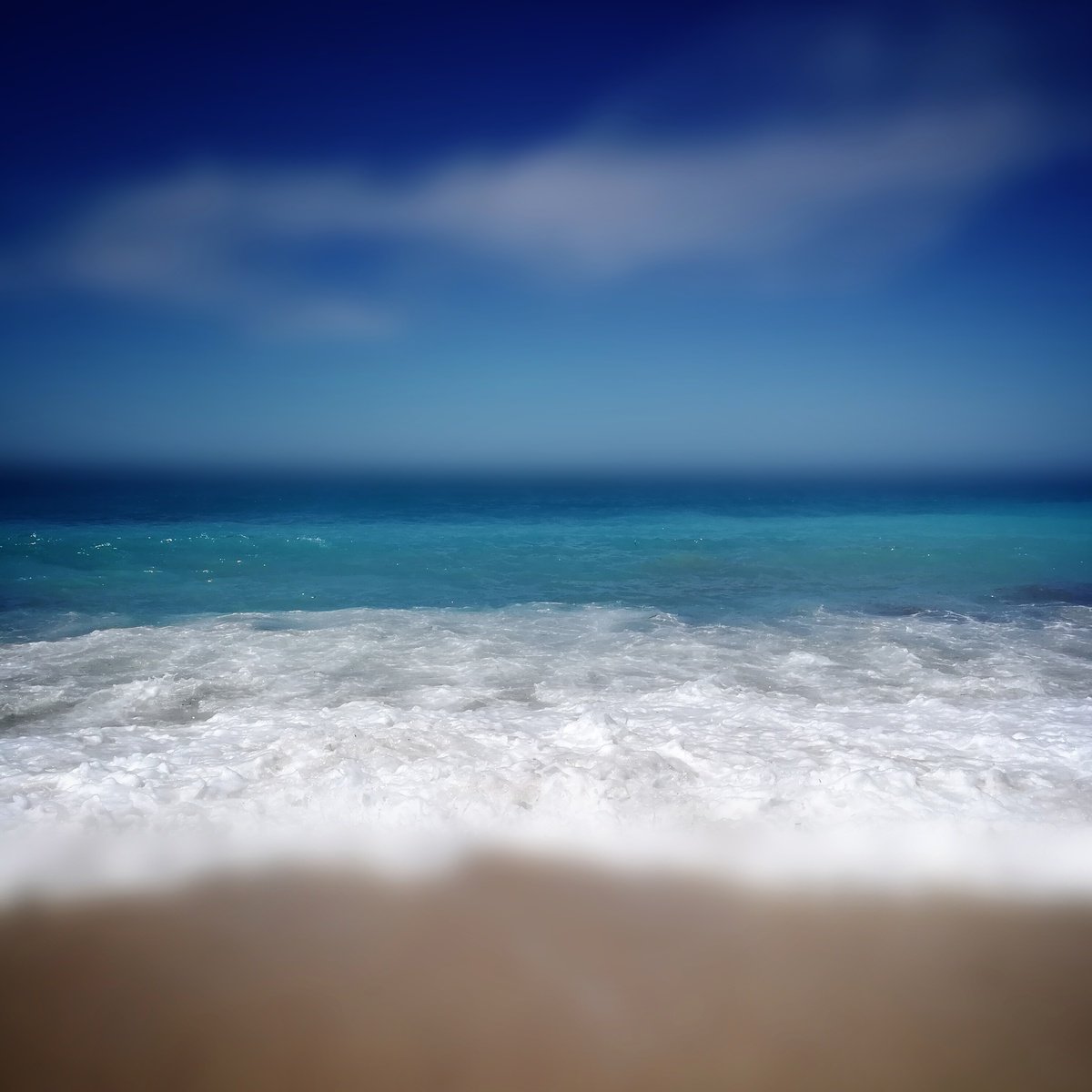 Surrealistic Landscape Photograph By Carmelita Iezzi, 24 X 24, Blue Dream, Original Artwork