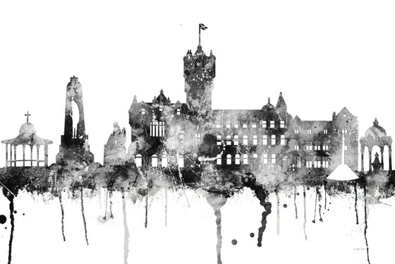 Rutherglen, Scotland Skyline BW1