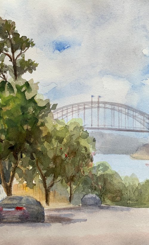 Harbour view from Balmain by Shelly Du