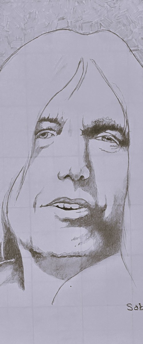Tom Petty sketch by Andrew Sabori