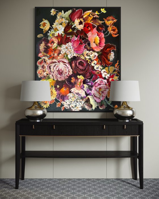 SURROUNDED BY FLOWERS