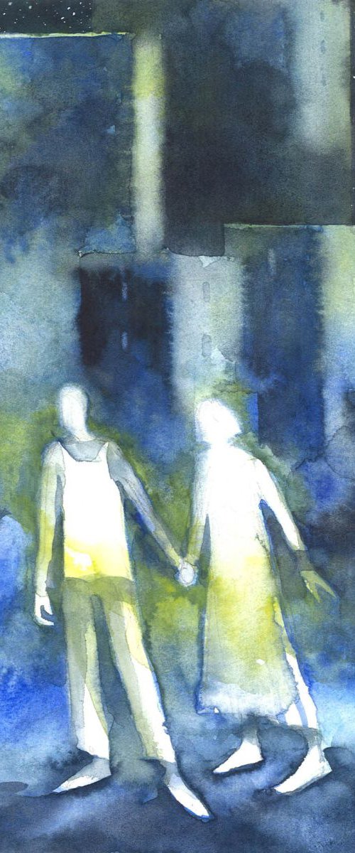 Lost souls in the moonlight by Alessandro Andreuccetti