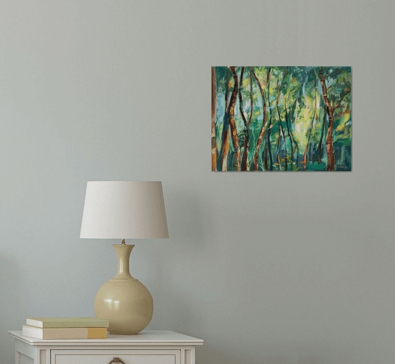 In the silence of the forest