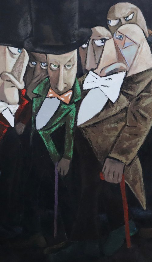Lady in red and the Conspirators by Ta Byrne