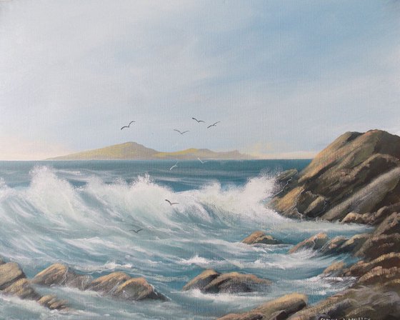 cruagh island waves