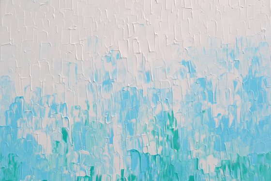 Relief Blue 34 - Large Abstract Marine, Ocean