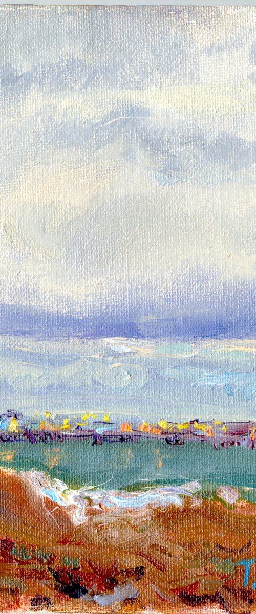 Evening at the sea in Brighton by Tanya Sun