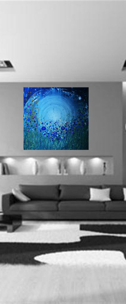 Meadow "Moon Poppies" by Henrieta Angel