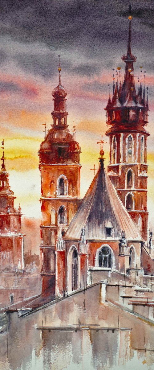 St Mary's Basilica, Krakow by Eve Mazur