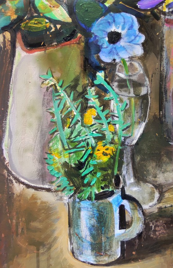 Still life with flowers