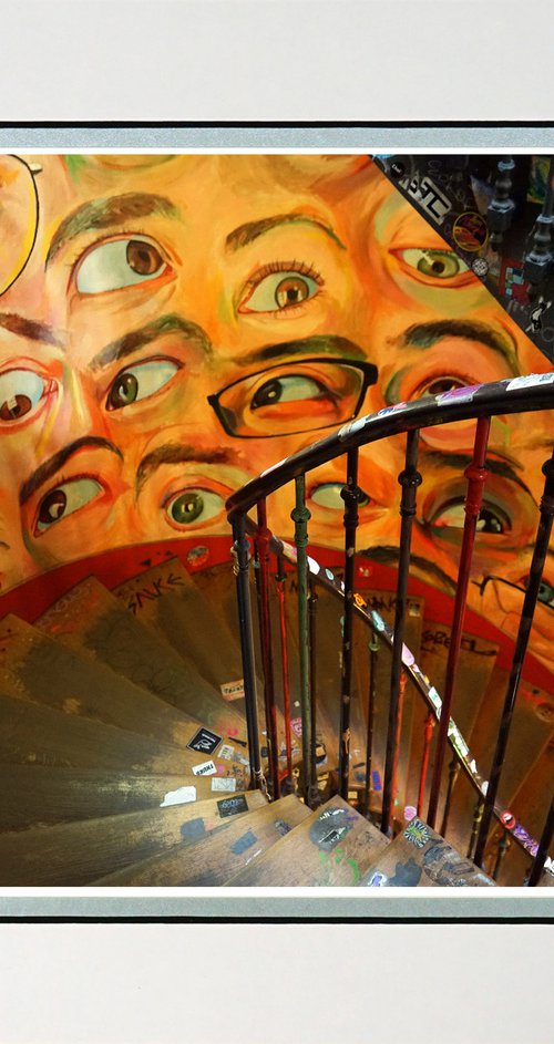 Paris Spiral Staircase 3 by Robin Clarke