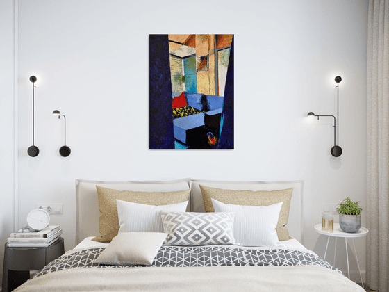 Interior with bird