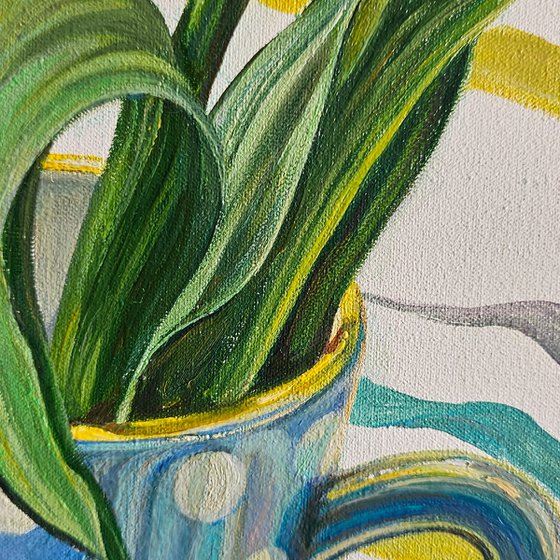 Yellow within Blue