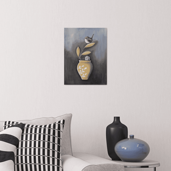 The vase and the bird
