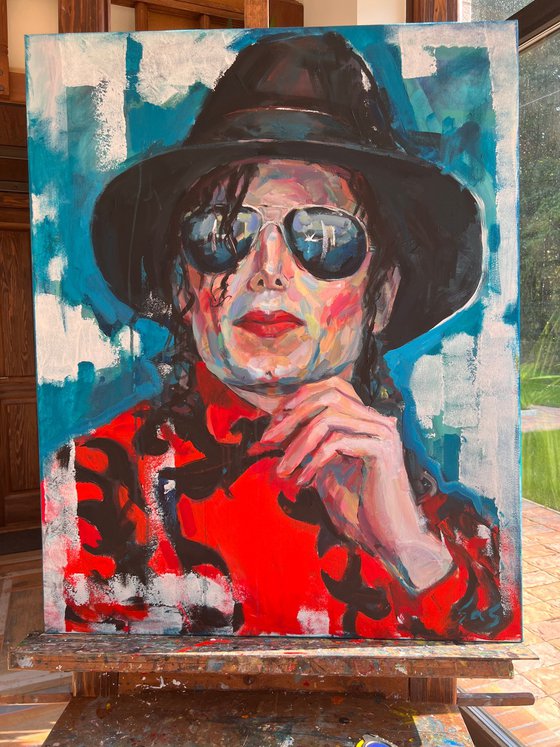 Portrait of Michael Jackson