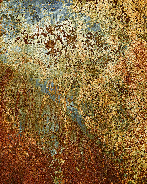 Rust on the wall
