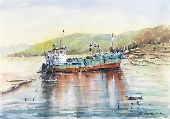 Ferryside Cockle Boat