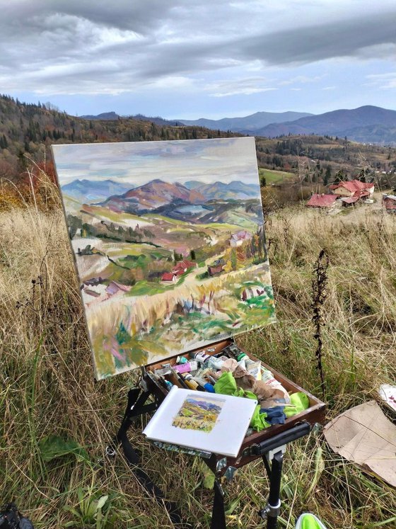 On the mountain Trostyan