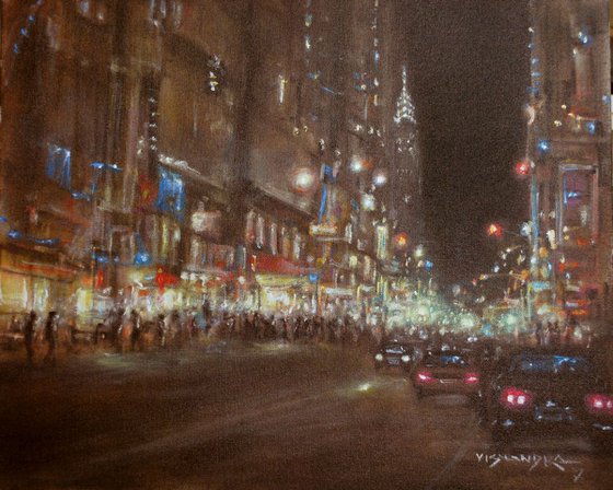 New York city Lights2, 20x16 in