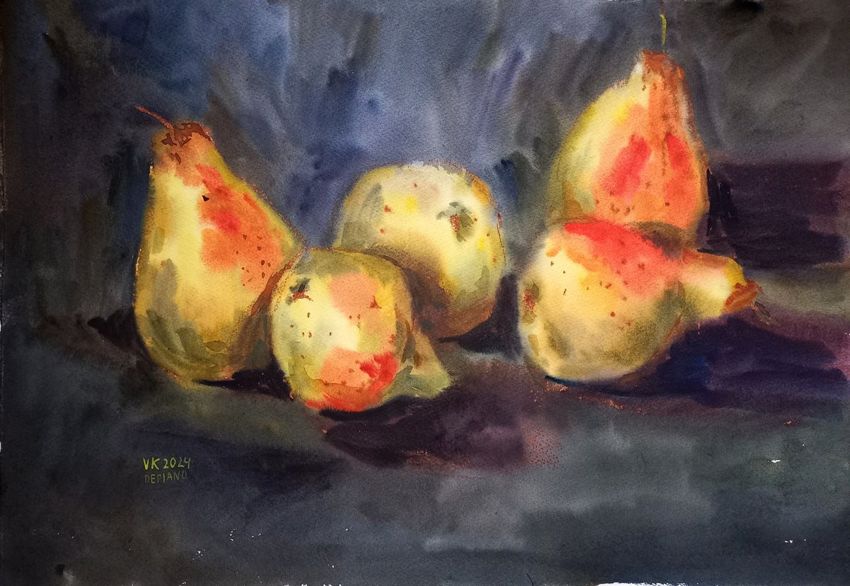 Pears by Varvara Kurakina