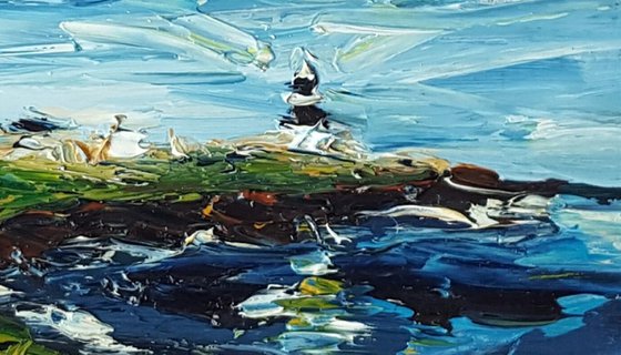 Windy morning at Hook Head Lighthouse,Wexford Ireland - A Miniture Masterpiece