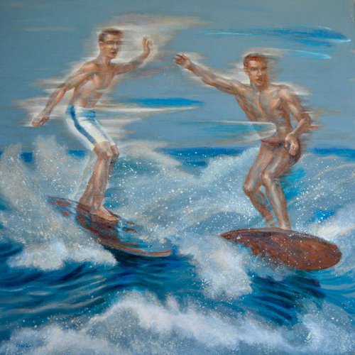 Old day surfing by Valentin Varetssa