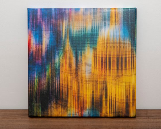 Abstract London: St. Paul's Cathedral - Canvas Ready To Hang 12" x 12 Limited Edition #1/10