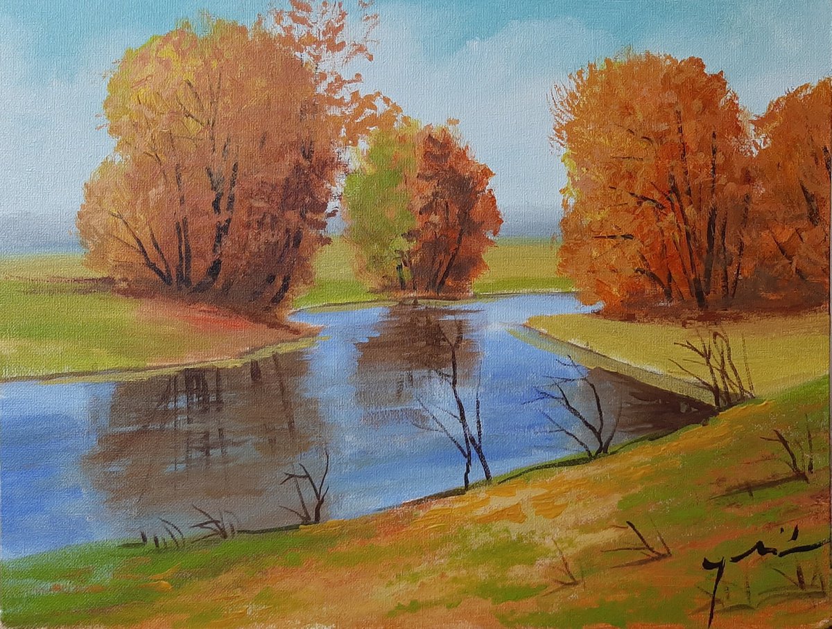 Autumn river by Alen Grbic