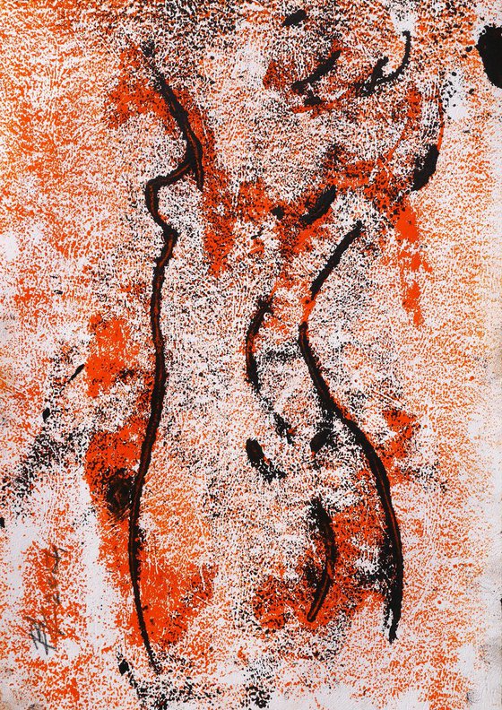 Nude monotype # 11