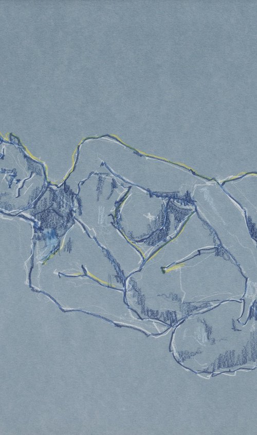 Figure on Blue by David Foster