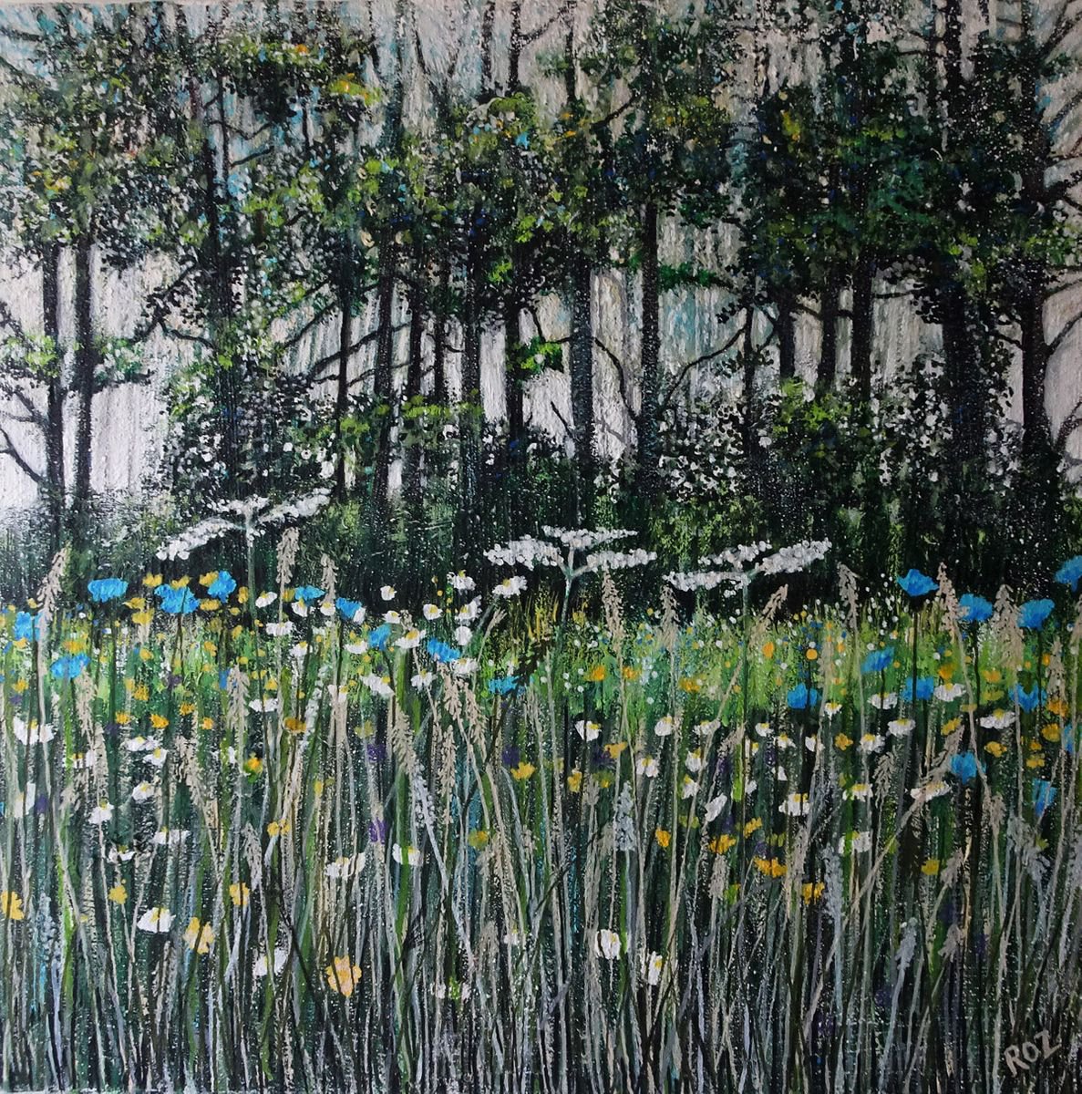 Wildflower Meadow by Roz Edwards