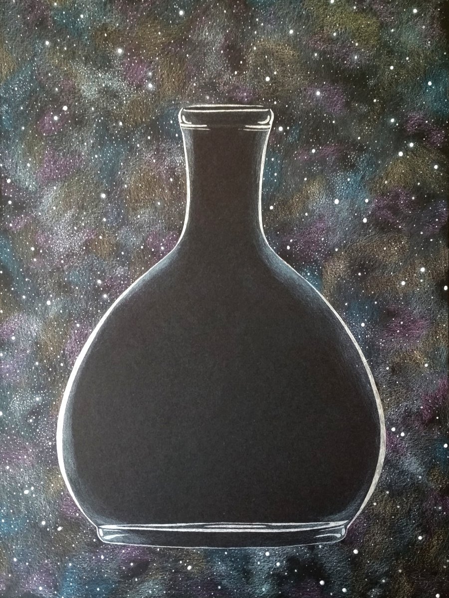 Landscape Pencil Drawing By Andromachi Giannopoulou, 12 X 17, Vacuum, Original Artwork