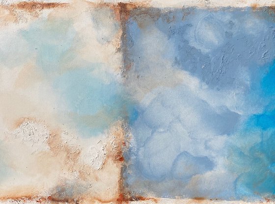 4 blues panels (150 x 50 cm) Dee Brown