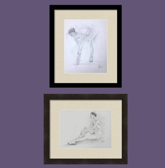 Set of Ballerina Sketches 19 and 20