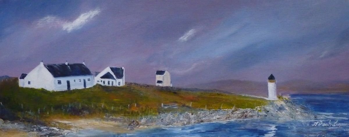 Peaceful Port Charlotte - A Scottish Landscape by Margaret Denholm