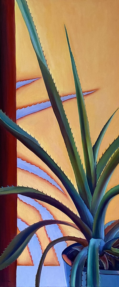 Mr. Pineapple at sunset by Julia Kuzina