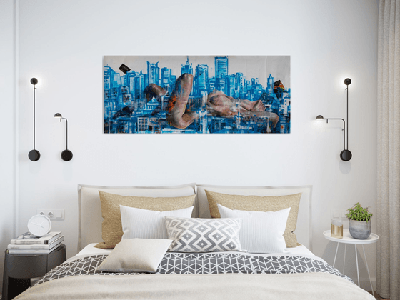 Painting of nude woman drowned in New York