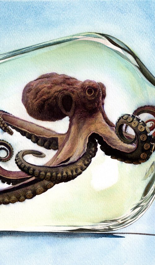 Octopus in Jar by REME Jr.